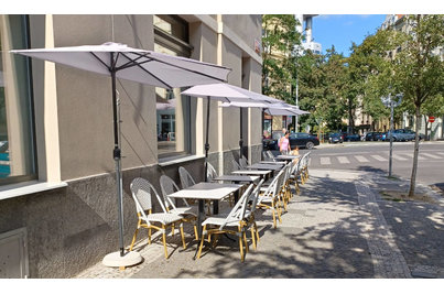 Ragazzi pizza & bar - židle Sorbonne se stoly Stable Table Nouveau