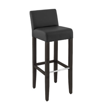 Barové židle - barová židle CLINTO BST wengé/Black 7006