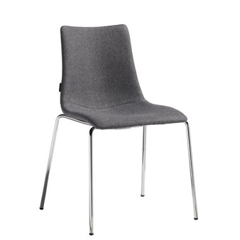 Kovové židle - čalouněná židle Zebra POP