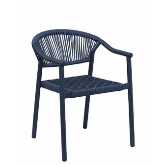Zahradní židle - křeslo Denia Blue