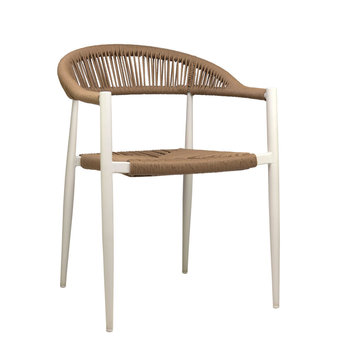 Zahradní židle - křeslo Jonah White/Natural