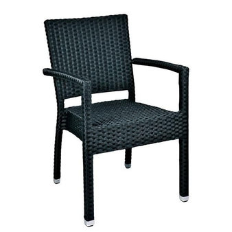 Zahradní židle - křeslo Mezza A black