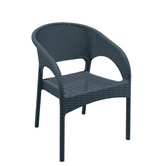 Zahradní židle - křeslo Panama Dark Grey