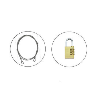 Doplňky - sada lanka se zámkem