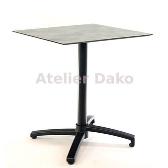 Zahradní stoly - sklopný stůl Modena black QCOM