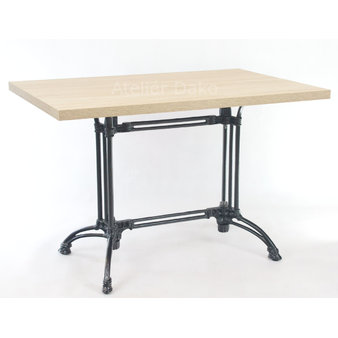 Kavárenské stoly - stůl Dominique 2 QLTD s deskou 110x70cm Dub Bardolino přírodní