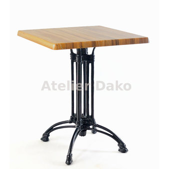 Kavárenské stoly - stůl Dominique 4 QT Classicline s deskou 60x60cm Washed Elm