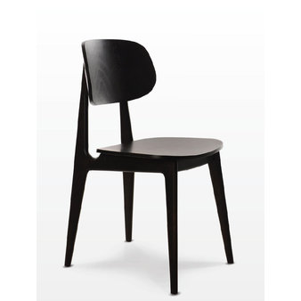 Dřevěné židle - židle Bunny masiv buk černá
