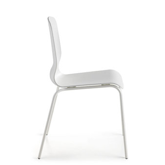 Kovové židle - židle Glamour bílá