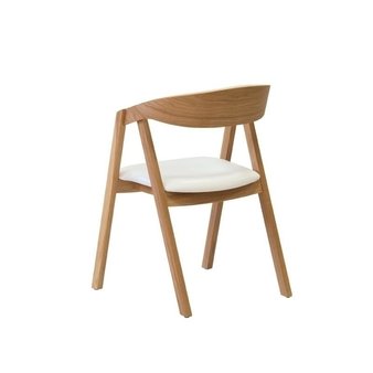 Židle - židle GURU Dub bílá ekokůže