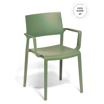 Plastové židle - židle Lilibet B green - ZERO WASTE