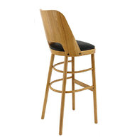 barová židle BUDAPEST DUB natural/Black 7006