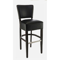 barová židle Floriane v černé barvě