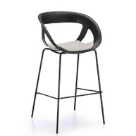 barová židle MOEMA doplněná čalouněným sedákem