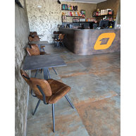 desky Dark Slate a židle SOHO