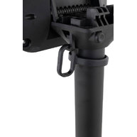 detail sklápěcího mechanismu a očko na protažení lanka