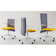kancelářské židle řady Elodie (zleva Task, Manager, Executive)