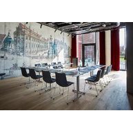 Konferenční židle Zebra Pop sledge frame