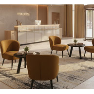 křesla MATISSE a konfereční stolky JOLYNE