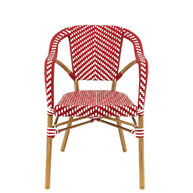 křeslo Madeleine Red/White (tato barva se již nevyrábí)