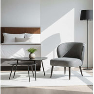 polokřeslo Eugenie v barvě Dark Grey 88