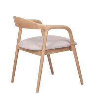 přírodní jasanová židle KOBE