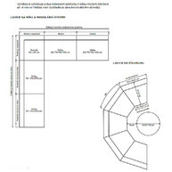 půdorys modulů systému DIVAN