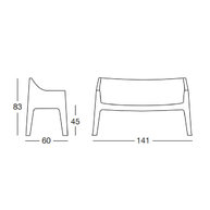 rozměry sedačky Coccolona