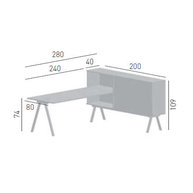 rozměry sestavy Workstation 2027 240