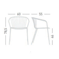 rozměry židle AMITHA B