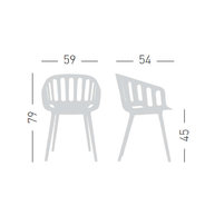 rozměry židle Basket BP