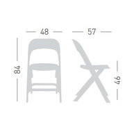 rozměry židle FLAP