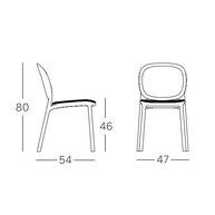 rozměry židle HUG 2380
