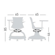 rozměry židle TEMA PORT