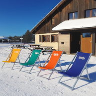 skládací lehátko SDRAIO Salvamani - zimní využití