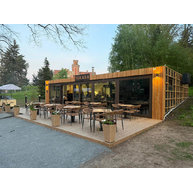 stolové desky Werzalit Indiana na terase