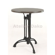 stůl Dominique 3RW s deskou průměr 60cm dekor Concrete