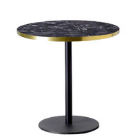 stůl s podnoží Tiffany VN a deskou 574 - Black marble effect