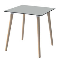 stůl Stefano s šedou deskou a bukovými nohami