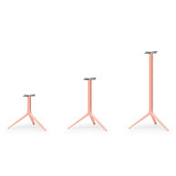 tři různé výšky podnože stolu ELLIOT- 50, 73 a 108cm