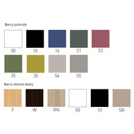 vzorník barev pro stoly NORMAN