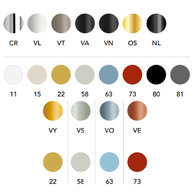 vzorník barevných kombinací pro židle LADY B