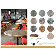 vzorník dekorů Exclusive Range pro stolové desky Werzalit Bistro