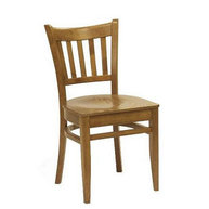 židle Brig s dřevěným sedákem