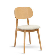 židle BUNNY Buk v látce Lux