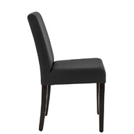 židle CLINTON Wengé / Black