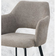 židle FRANCIS v látce Greige 09