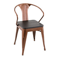 židle Gaston wood Copper / Black wood (tato barva již není dostupná)