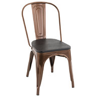 židle Gustave wood Copper / Black wood 