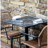 židle JAVEA s deskou Compact Easy Padova